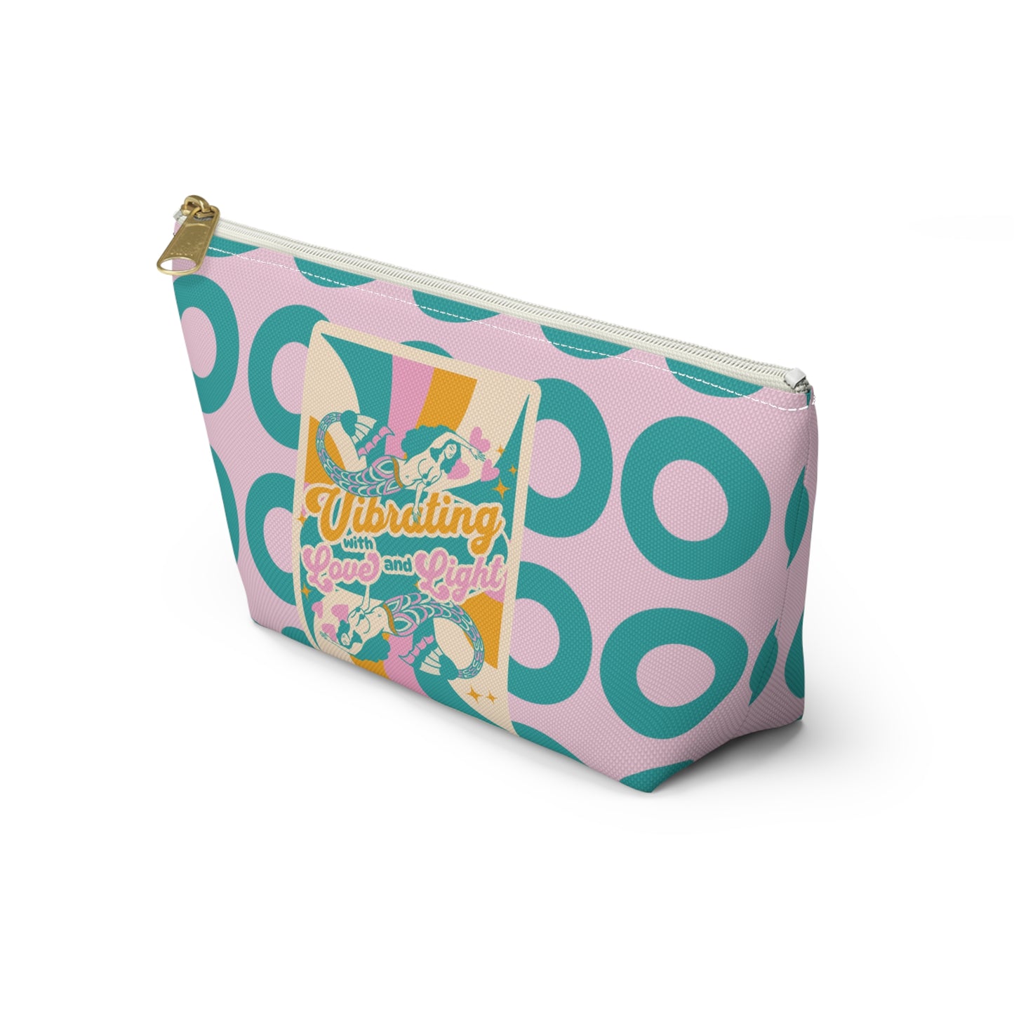 Donuts + Mermaids Accessory Pouch w T-bottom