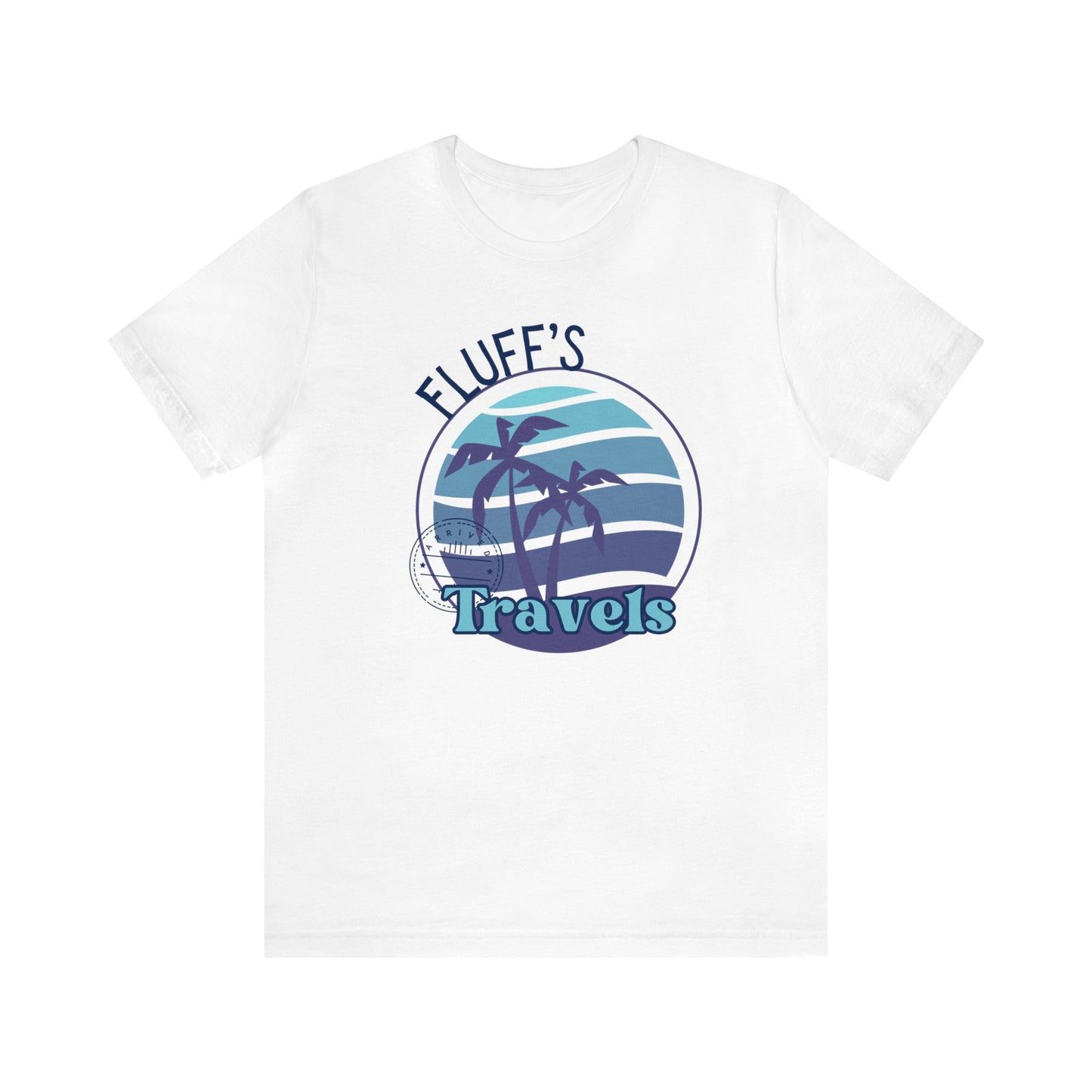 Fluff's Travels - Unisex Jersey Short Sleeve Tee