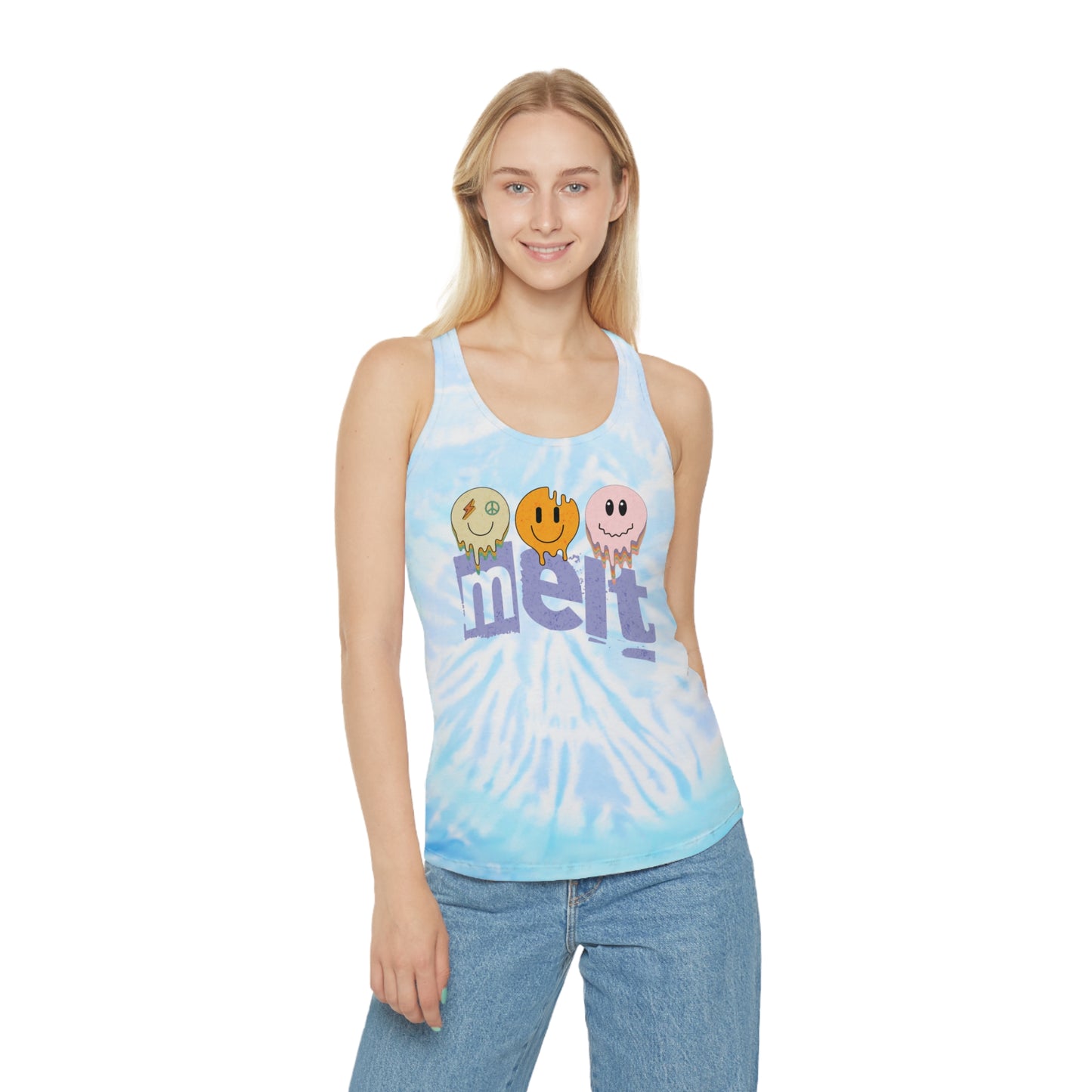 Melt Tie Dye Racerback Tank Top