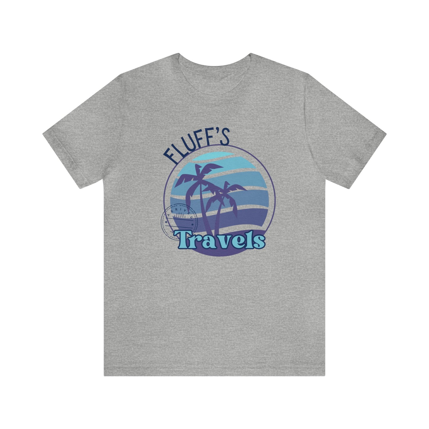 Fluff's Travels - Unisex Jersey Short Sleeve Tee