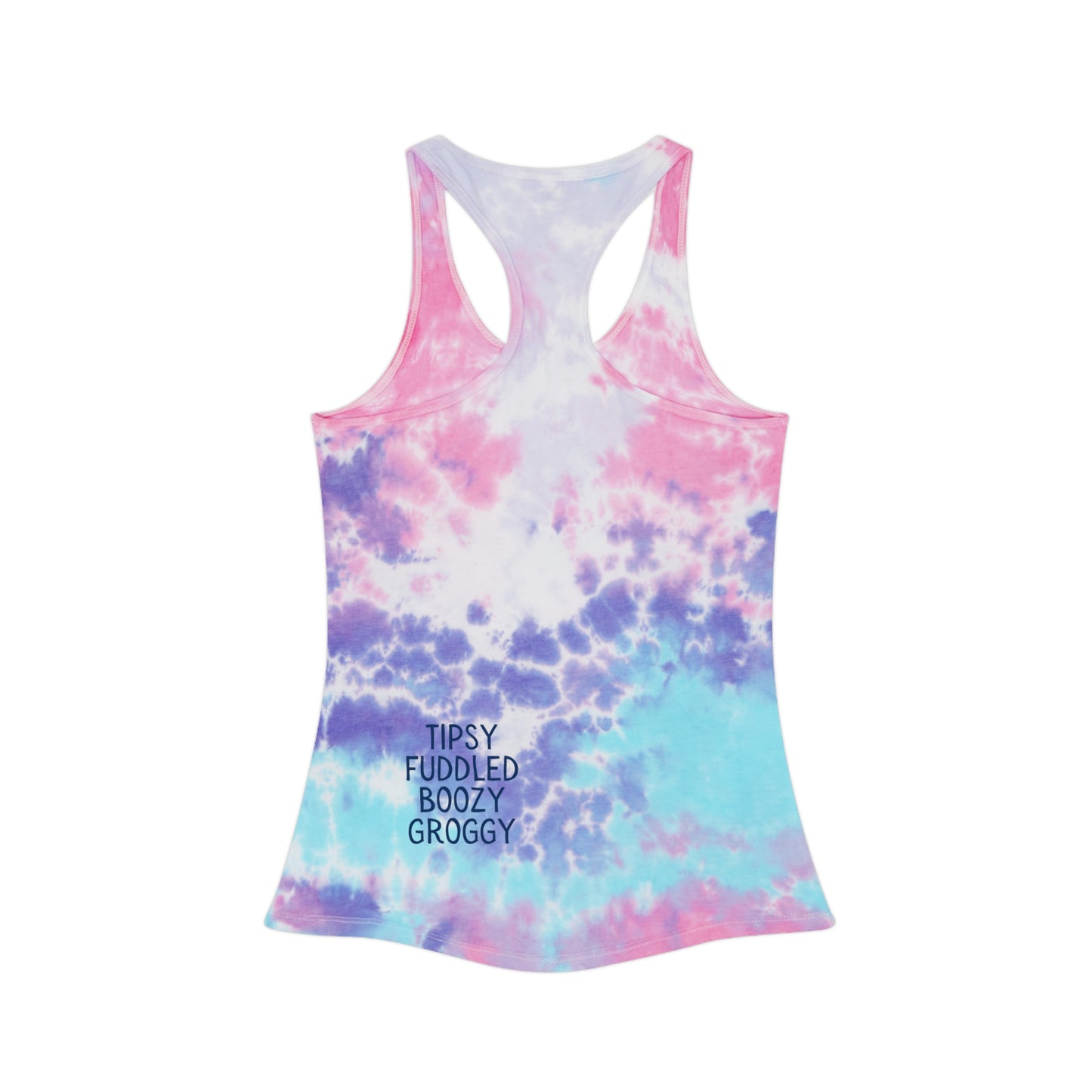 Fluff's Travels Tie Dye Racerback Tank Top