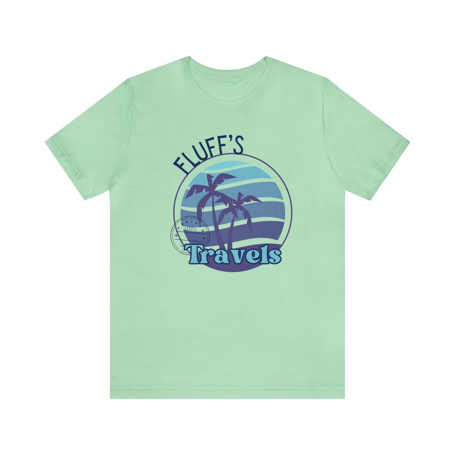 Fluff's Travels - Unisex Jersey Short Sleeve Tee