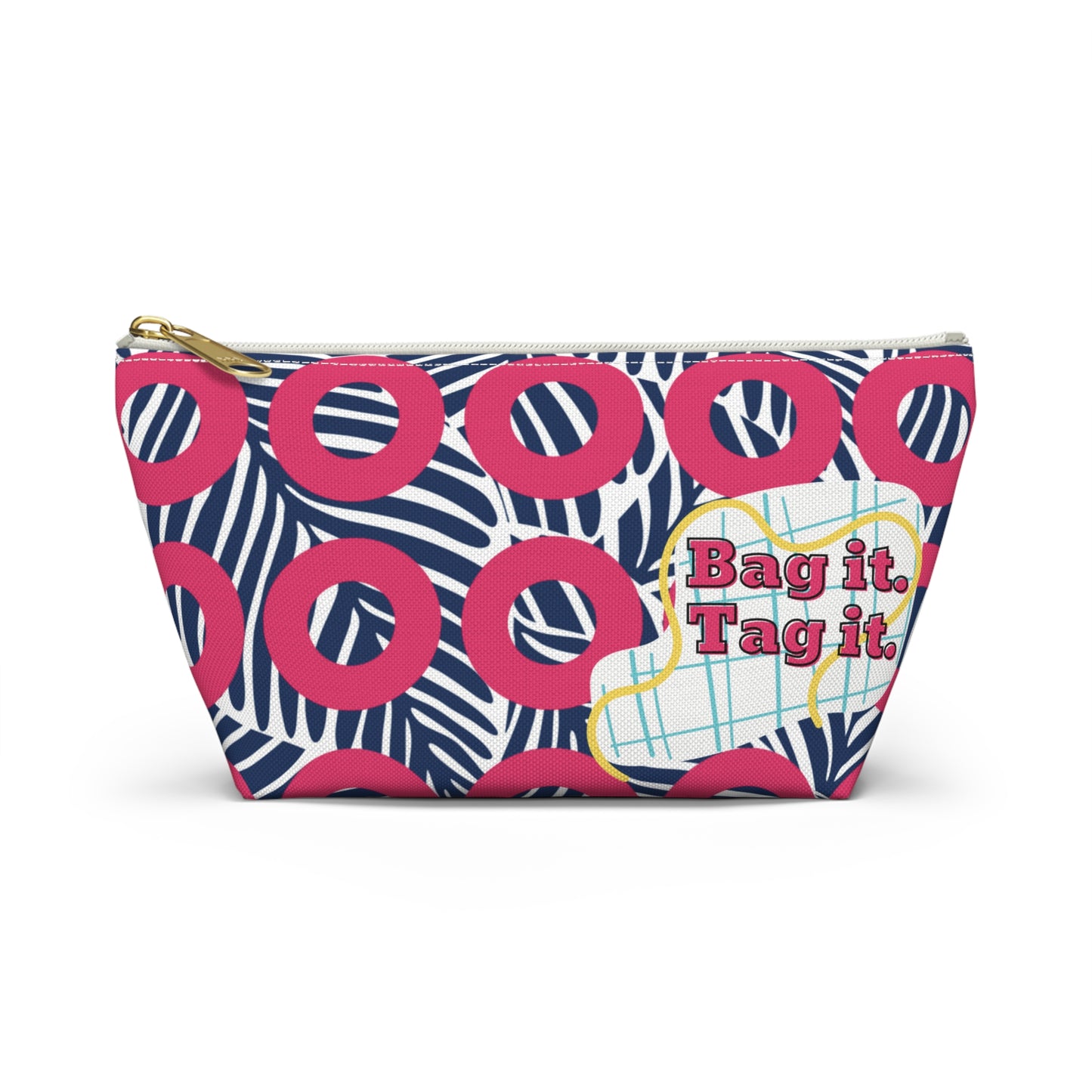 Bag it. Tag it. Accessory Pouch w T-bottom